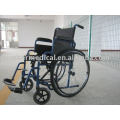 Wheelchair Steel Self Propelled Sports Blue Color